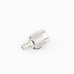 Conector TNC Macho de Anillo Plegable para Cable RG-59/U, Grupo D, Níquel/ Gold/ Delrin.â€‹