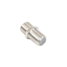 Adaptador Barril para 75 Ohm, de Conector F Hembra a F Hembra, Níquel/ Estaño/ Polietileno. Adaptador Barril para 75 Ohm, de Conector F Hembra a F Hembra, Níquel/ Estaño/ Polietileno.