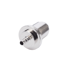 Conector N Hembra Hermético, montaje Frontal para panel en 2D Plano.