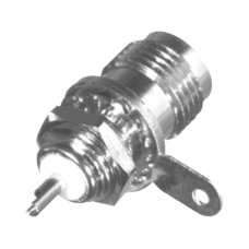 Conector TNC Hembra para Chasis, Montaje Frontal D-Plano, BeCu Soldable, Níquel/ Oro/ Teflón. Conector TNC Hembra para Chasis, Montaje Frontal D-Plano, BeCu Soldable, Níquel/ Oro/ Teflón.