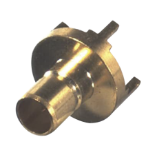 Conector SMB Jack (PIN Macho) Montaje Vertical para PCB, Base Redonda, 75 Ohm, Oro/ Oro/ Teflón. Conector SMB Jack (PIN Macho) Montaje Vertical para PCB, Base Redonda, 75 Ohm, Oro/ Oro/ Teflón.
