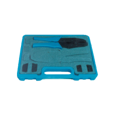 Kit de Pinzas (RFA-4005-20) con 2 Juegos de Mordazas (RFA-4005-01 y RFA-4005-02) para Instalar Conectores de Anillo Plegable, Incluye Estuche de Plástico