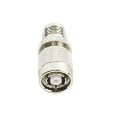 Adaptador en Línea, de Conector TNC Macho Inverso a TNC Hembra, Nquel/ Oro/ Teflón.