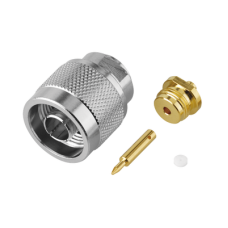 Conector N Macho, Soldable Directo en Cable Semi-Rígido de 0.085