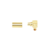 Conector MMCX Macho en A/R de Anillo Plegable para RG-174/U, BELDEN 8216, Oro/ Oro/ Teflón.