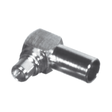 Conector MMCX Macho en Ángulo Recto para Soldar en Cable Semi-Rígido de 0.085