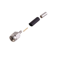 Conector SMA Macho de anillo plegable para cable RG-174/U, BELDEN 8216, Conector SMA Macho de anillo plegable para cable RG-174/U, BELDEN 8216,