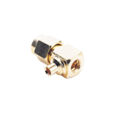 Conector SMA Macho en A/R para cable Semi-Rígido de 0.085 Conector SMA Macho en A/R para cable Semi-Rígido de 0.085
