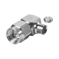 Conector SMA Macho en Ángulo Recto para Cable Semi-Rígido de 0.141 Conector SMA Macho en Ángulo Recto para Cable Semi-Rígido de 0.141