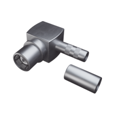 Conector SMB Macho en A/R de Anillo Plegable para RG-316/U, Grupo B1, Oro/ Oro/ Teflón.​ Conector SMB Macho en A/R de Anillo Plegable para RG-316/U, Grupo B1, Oro/ Oro/ Teflón.​