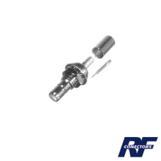 Conector SMB Hembra para panel en D-Plano, de Anillo Plegable para RG-174/U. Conector SMB Hembra para panel en D-Plano, de Anillo Plegable para RG-174/U.