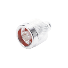 Conector N Macho de Anillo Plegable en Cables con Conductor Central AWG-11 ó 13 tipo RG-8/U (BELDEN 8237), RG213/U (8267), RG214 (8268).
