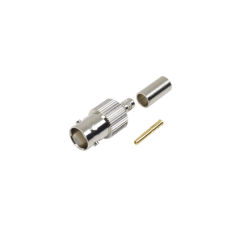 Conector BNC Hembra de anillo plegable para cable LP-195, LP-142, RG-58/U, RG-142/U. Conector BNC Hembra de anillo plegable para cable LP-195, LP-142, RG-58/U, RG-142/U.