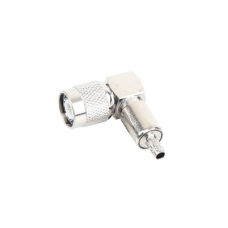 Conector TNC Macho en Ángulo Recto para Cable RG-58/U, LMR-195 Níquel/ Oro/ Teflón.â€‹