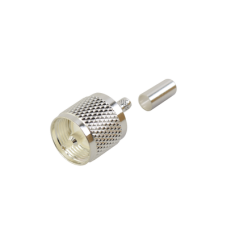 Conector UHF Macho (PL-259) de anillo plegable para cables RG-58/U, RG-142/U.