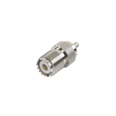 Conector UHF hembra (SO-239) de anillo plegable para cable RG-58/U, RG-142/U.