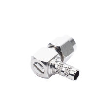 Conector SMA Macho en A/R de anillo plegable para cable RG-142/U.