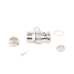Conector BNC Macho de Rosca para Ensamblar en Cable RG-59/U, Níquel/ Oro/ Teflón.