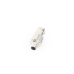 Conector BNC Hembra de 75 Ohm, Anillo Plegable para Cable RG-6/U, Níquel/ Oro/ Teflón.