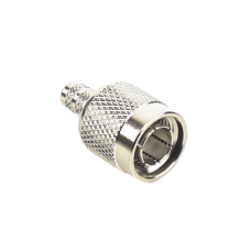 Conector TNC Macho, de Anillo Plegable para Cable RG-11/U, Níquel/ Oro/ Teflón.