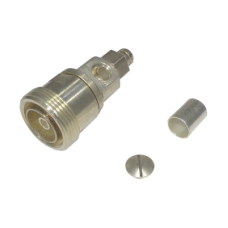 Conector DIN 7-16 Hembra de Anillo Plegable, COMBO (En Linea ó en A/R), para cables LMR-400, 9913, CNT-400, RG-8/U. Conector DIN 7-16 Hembra de Anillo Plegable, COMBO (En Linea ó en A/R), para cables LMR-400, 9913, CNT-400, RG-8/U.