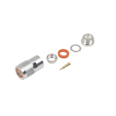 Conector N Macho de Rosca para Cables 9913, RFLASH-1113, 7810A, RG8/U-SYS, CNT-400, 8214, Plata/Oro/Teflón. Conector N Macho de Rosca para Cables 9913, RFLASH-1113, 7810A, RG8/U-SYS, CNT-400, 8214, Plata/Oro/Teflón.