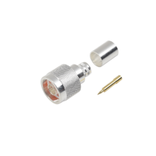 Conector N Macho de Anillo plegable para cables LMR-400, 9913, CNT-400, RG8/U-SYS, RFLASH-1113, 8214. Conector N Macho de Anillo plegable para cables LMR-400, 9913, CNT-400, RG8/U-SYS, RFLASH-1113, 8214.
