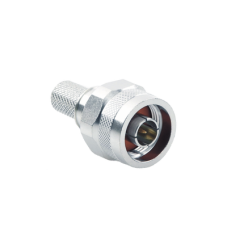 Conector N Macho de PIN Cautivo, Anillo plegable, para cables 9913, LMR-400, LP400, CNT-400, RG8/U-SYS, RFLASH-1113, 8214, 7810A. Conector N Macho de PIN Cautivo, Anillo plegable, para cables 9913, LMR-400, LP400, CNT-400, RG8/U-SYS, RFLASH-1113, 8214, 7810A.