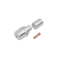 Conector N Hembra de Anillo Plegable para Cables 9913, 8214, LMR-400, RG8/U-SYS, RFLASH-1113, Plata/ Oro/ Teflón. Conector N Hembra de Anillo Plegable para Cables 9913, 8214, LMR-400, RG8/U-SYS, RFLASH-1113, Plata/ Oro/ Teflón.