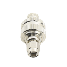 Conector SMA Macho Inverso de Anillo Plegable para RG-8/U, 9913, LMR-400, Níquel/ Oro/ Teflón.