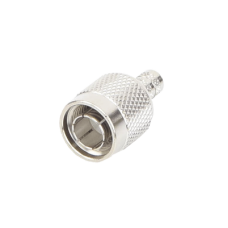 Conector TNC Macho de Anillo Plegable para Cable RG-59/U, Grupo D, Níquel/ Gold/ Delrin.â€‹