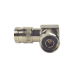 Conector N Macho de Compresion, Angulo Recto para LMR-400, CNT-400, Bronce-Blanco /Oro /Teflón.