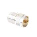 Adaptador UNIDAPT Hembra a UHF Macho (PL-259). Plata / Oro / Teflón.