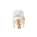Adaptador UNIDAPT Hembra a UHF Macho (PL-259). Plata / Oro / Teflón.
