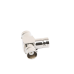 Adaptador Triple en T para 50 Ohm de BNC Hembra a Doble BNC Hembras, Níquel/ Plata/ Teflón.