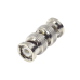 Adaptador en Línea Tipo Barril para 50 Ohm, de Conector BNC Macho a BNC Macho, Níquel/ Oro/ Teflón.