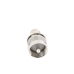 Adaptador en Línea para 50 Ohm, Conector BNC Hembra-UHF Macho (PL-259), Níquel/ Plata/ Delrin.