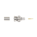Conector BNC Macho de Anillo Plegable para Cable Belden 8281 tipo RG-59/U, Níquel/ Oro/ Delrin.