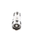 Adaptador en Línea de Conector 4.3-10 Macho a N Hembra, Bronce Blanco/ Plata/ Teflón.