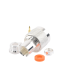 Conector N Macho de Rosca para RG-58/U, RG-142/U, Plata/ Oro/ Teflón.