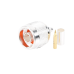 Conector N Macho de Anillo Plegable para Cable LP-195, RG-58/U, Plata/ Oro/ Teflón.