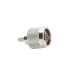 Conector N Macho, Anillo Plegable y Pin Cautivo para RG-8/X, 9258, LMR-240, Níquel/ Oro/ Teflón.