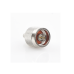 Conector N Macho, Anillo Plegable y Pin Cautivo para RG-8/X, 9258, LMR-240, Níquel/ Oro/ Teflón.