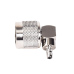 Conector N Macho en A/R de Anillo Plegable para Cables LP-195, LP-142, RG-58/U, RG-142/U, Niquel/ Oro/ Teflón.