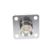 Conector N Hembra, montaje con 4 perforaciones a 18 mm.