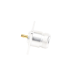 Conector N Hembra para Montaje Frontal en Panel con 4 Perforaciones a 18 mm, Plata/ Oro/ Teflón.