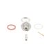 Conector TNC Hembra de montaje en Chasis tipo D Plano y anillo plegable para RG-174/U, 8216.
