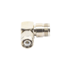 Adaptador en Ángulo Recto de Conector TNC Macho a N Hembra, Níquel/ Oro/ Teflón.