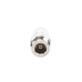 Adaptador en Línea de Conector TNC Macho a N Hembra, Níquel/ Oro/ Teflón.