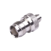 Adaptador en Línea de Conector TNC Hembra a SMA Hembra, Niquel/ Oro/ Teflón.